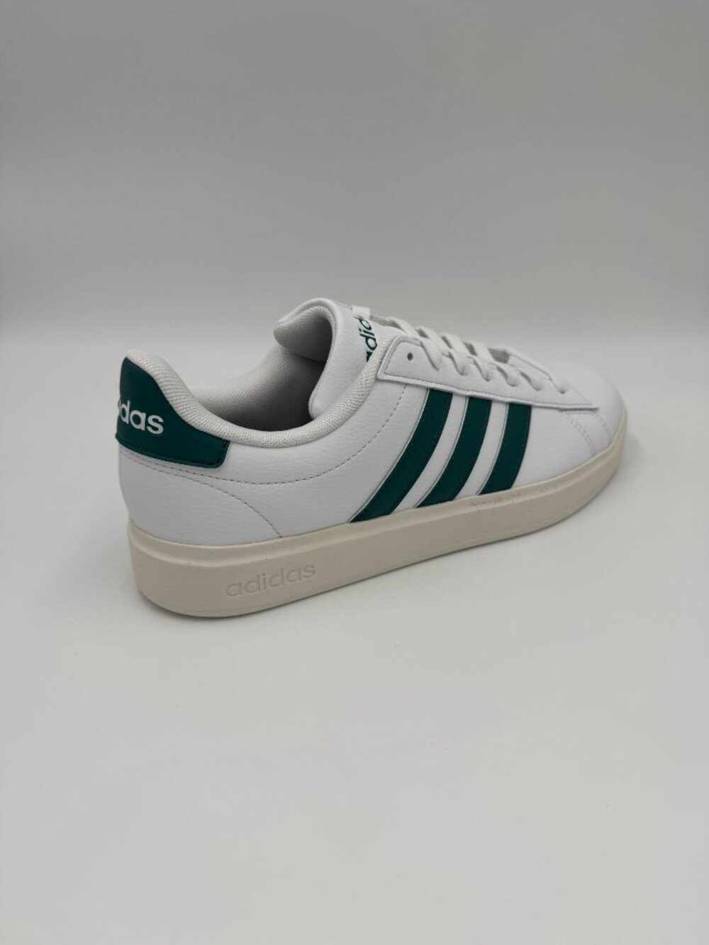 adidas Grand Court White / Green Womens Shoes - Picture 8 of 8